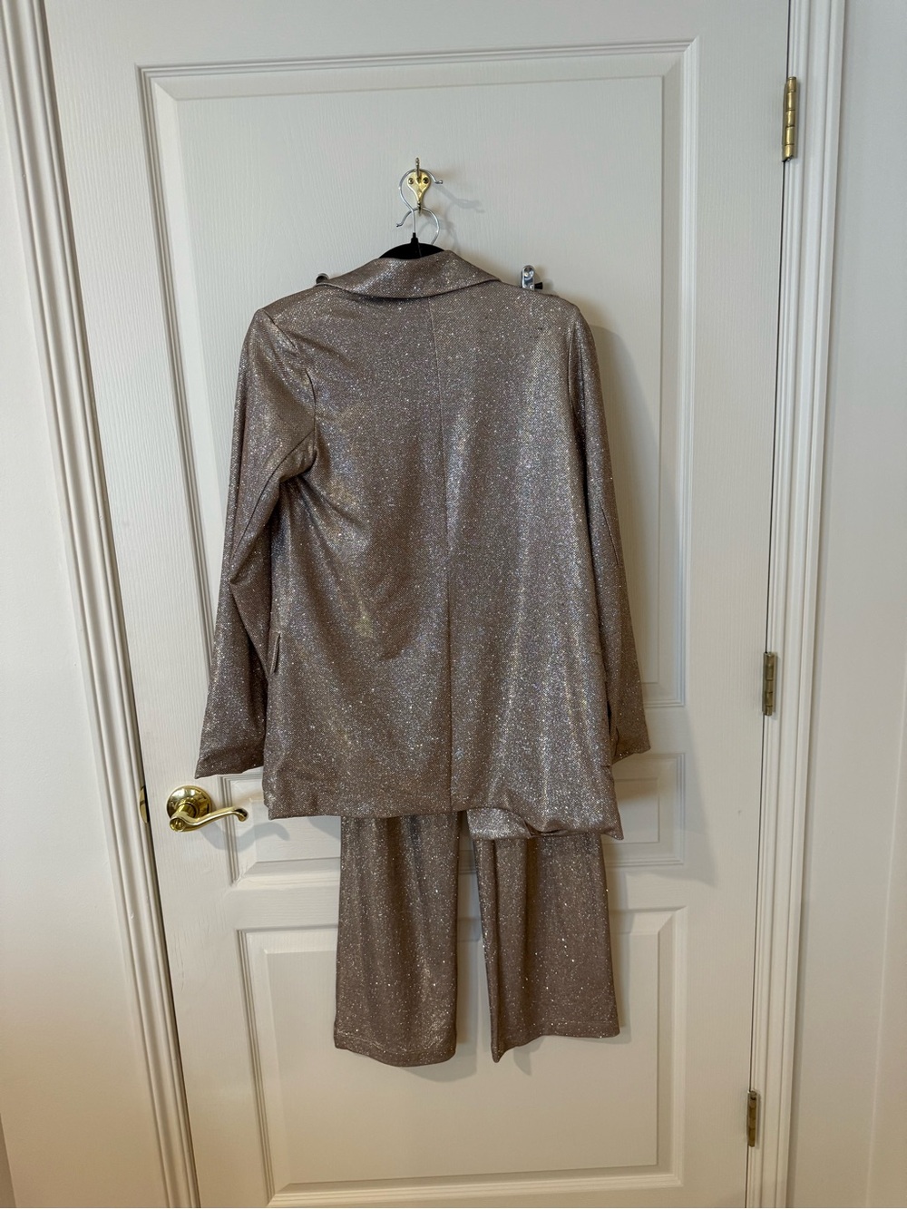 wild fable Metallic Taupe Sparkle Pantsuit